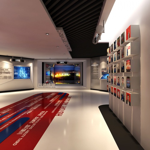 企颐魅展厅-四川乐山德胜集团科技化、互动化、数字化展厅策划与设计效果图计划